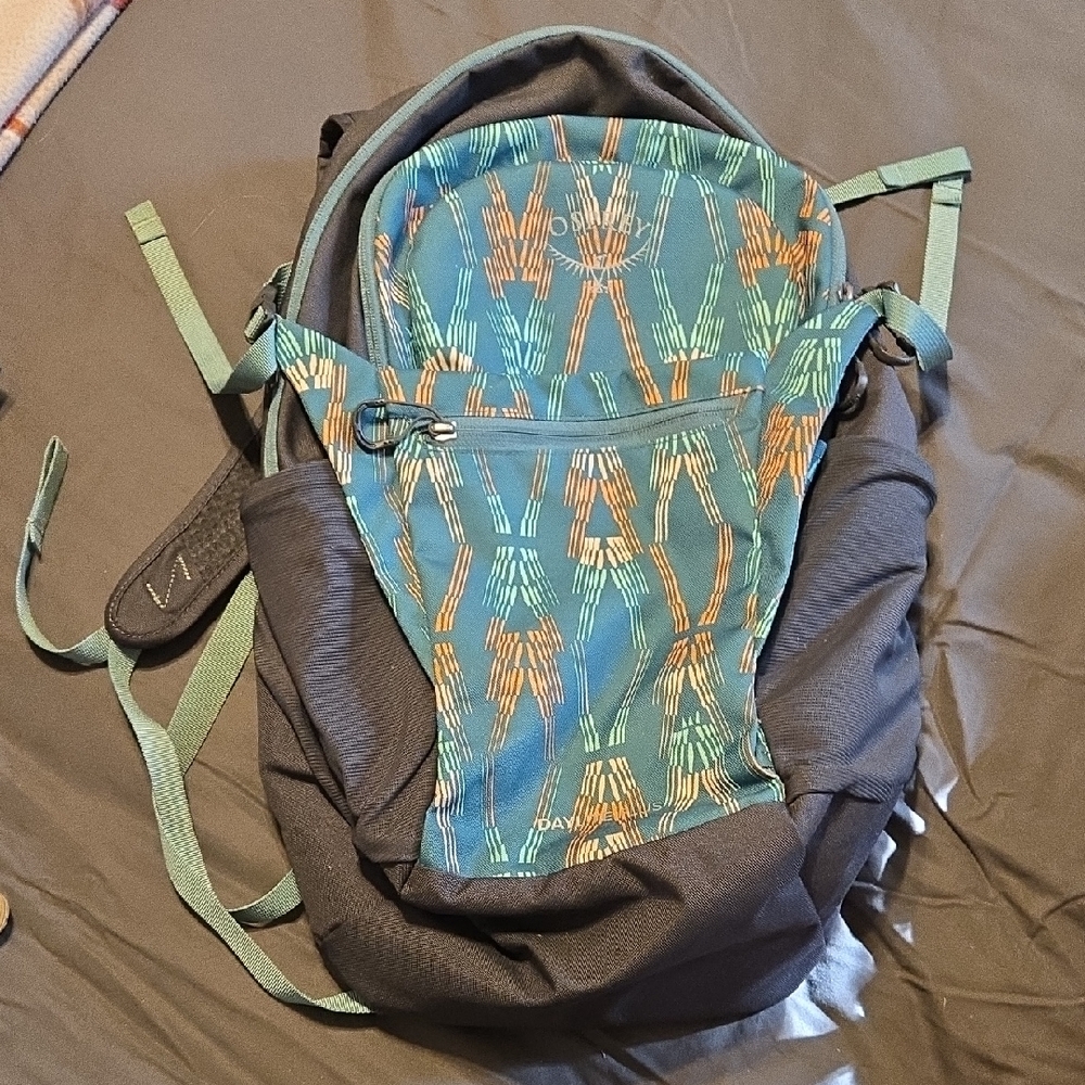 OSPREY Teal and Black Backpack